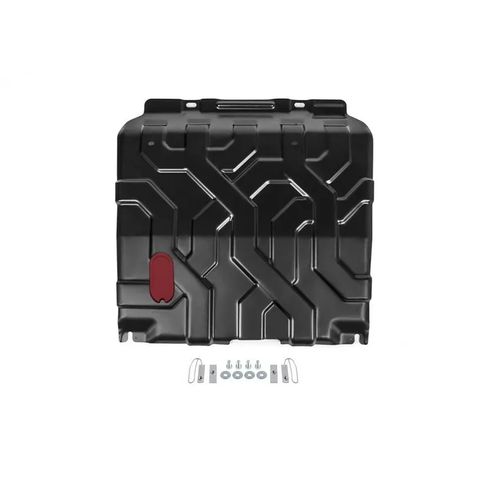 Защита картера + КПП + комплект крепежа, АвтоБРОНЯ, Сталь,Chevrolet Aveo;Chevrolet Nexia;Ravon Nexia Chevrolet Aveo 2008-2012, V - 1.2, 1.4 АВТОБРОНЯ 111.01026.1