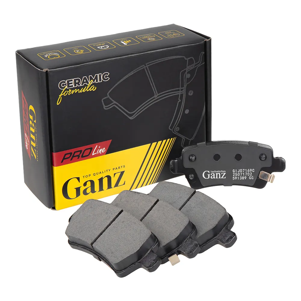 Колодки тормозные задние PRO-Line Ceramic для CHERY Arrizo 8 (22-) GANZ GIJ07169C