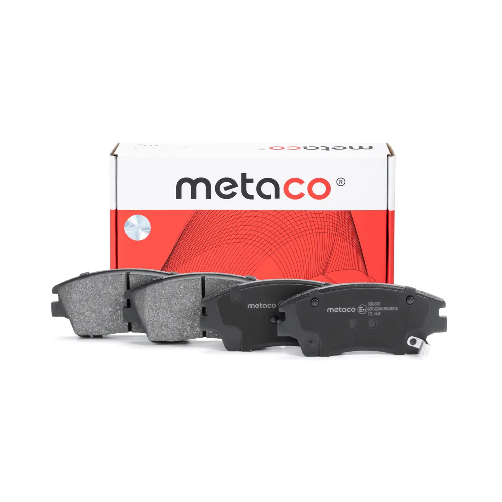 Колодки тормозные передние к-кт Metaco 3000502