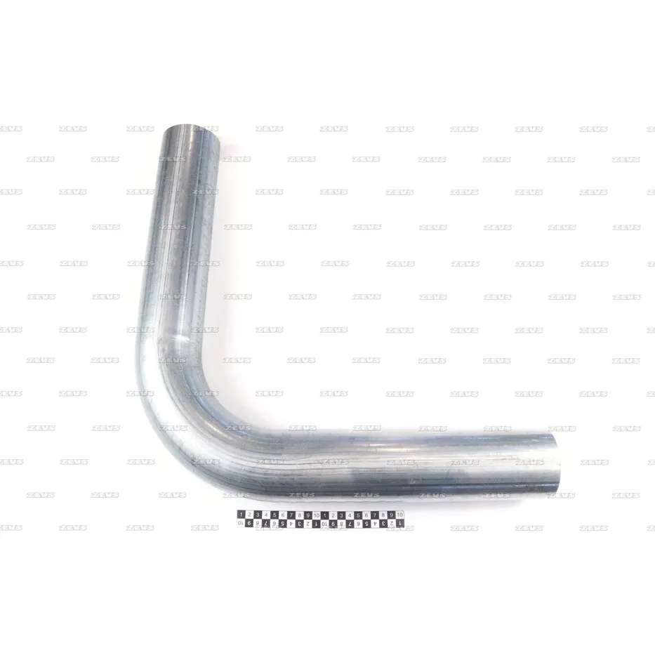 Труба глушителя d83 оцинк.450x450mm угол 90 ZEVS PM83X45X45X90
