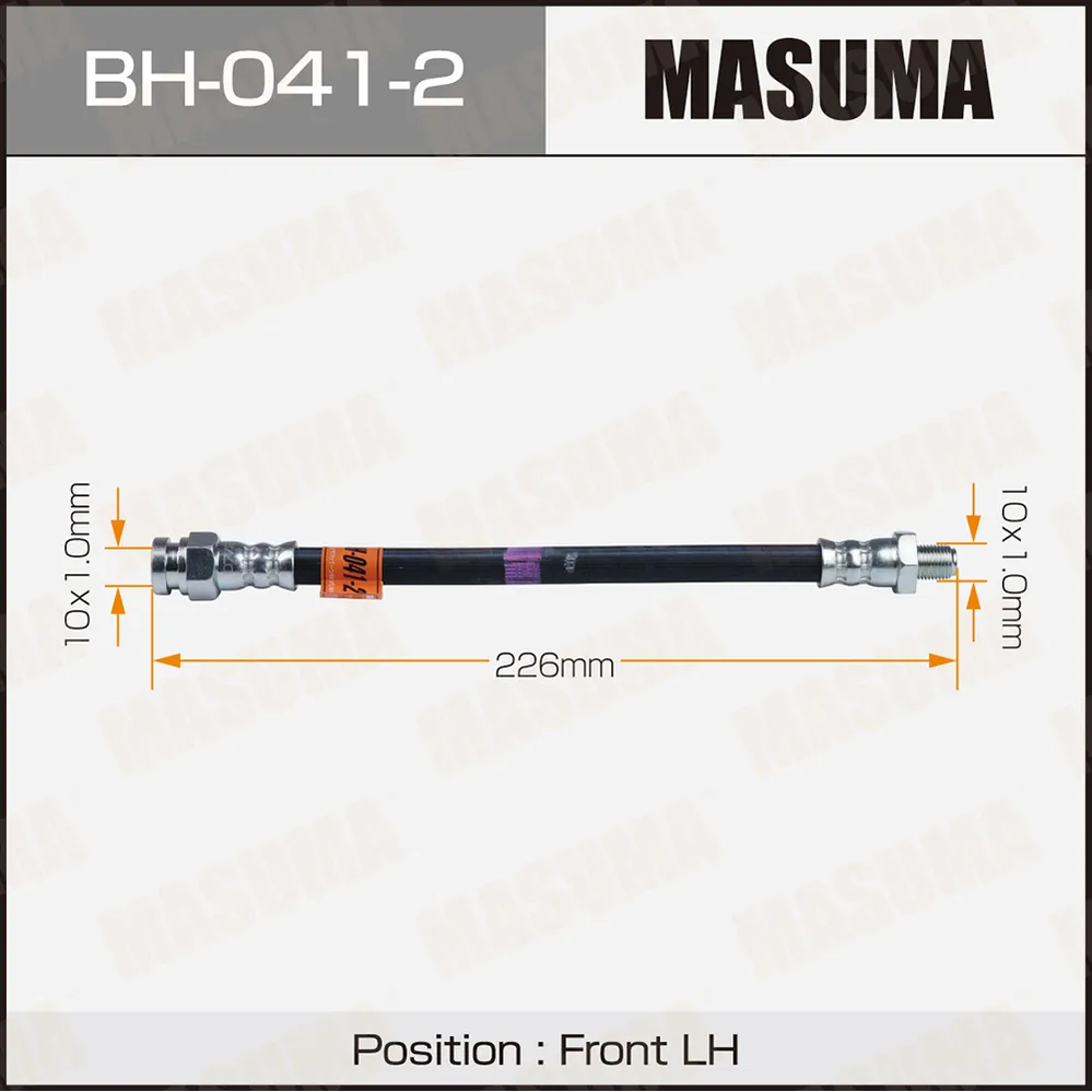 Шланг тормозной передний MITSUBISHI AIRTREK MASUMA BH-041-2