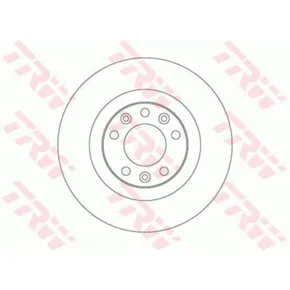 Диск тормозной задний CITROEN C4 PICASSO II TRW DF6667