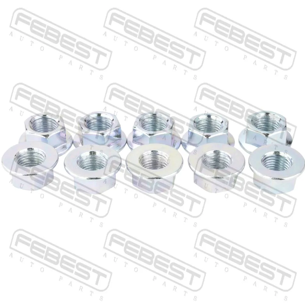 Гайка (10 шт. в упаковке) MITSUBISHI LANCER CY,CZ# 2007.03-2017.12 [EUR] FEBEST 0431-004-PCS10