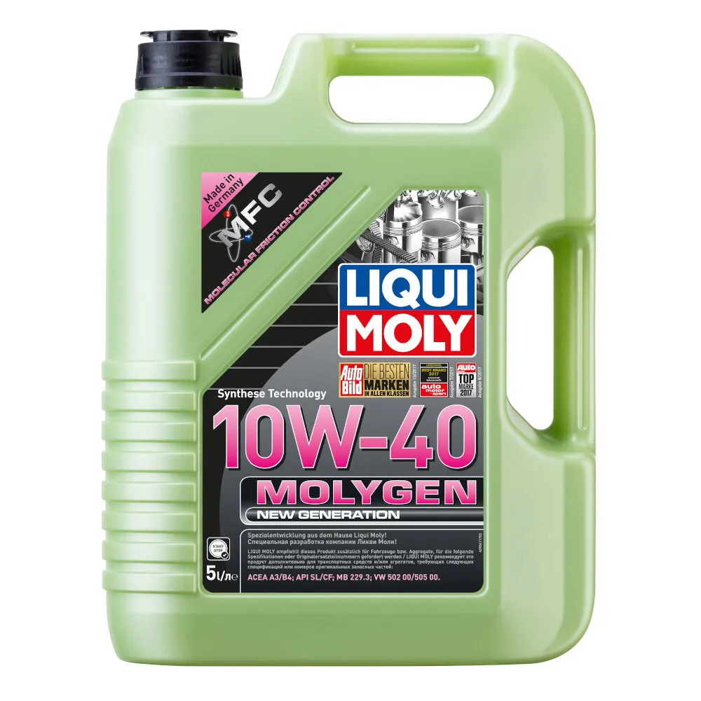 Масло моторное LIQUI MOLY Molygen New Generation 10W-40 5 л 9061D /