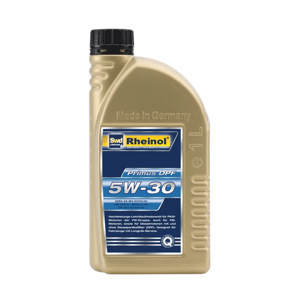 Масло моторное SWD RHEINOL Primus DPF 5W-30 синтетическое 1 л 30180,180