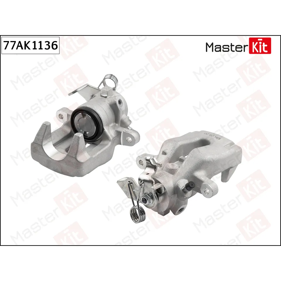 Суппорт тормозной зад лев MASTERKIT 77AK1136