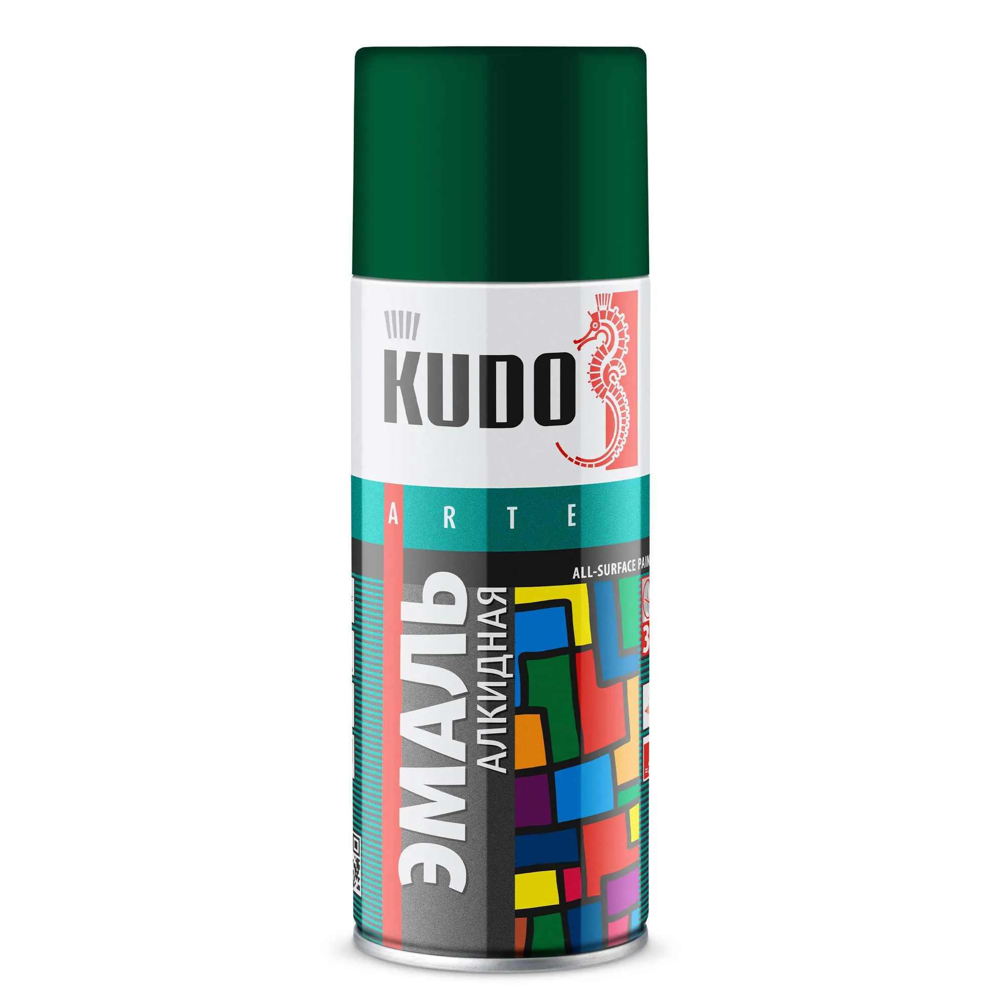 Эмаль универсальная глубоко зеленая мл KUDO KU-10085