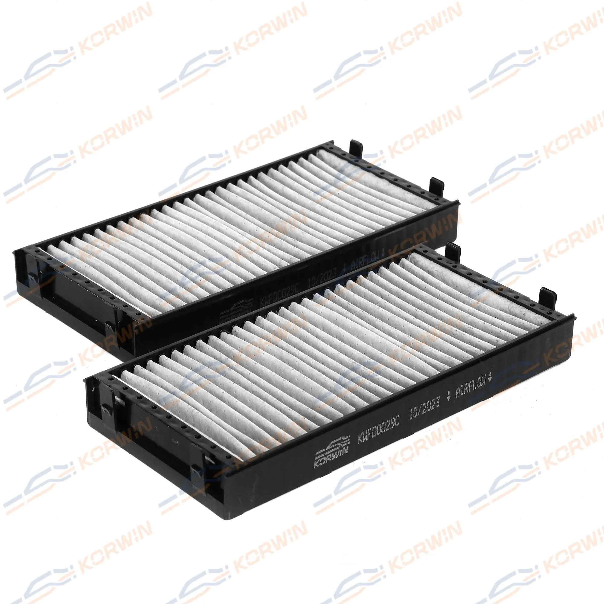 Фильтр салонный угольный BMW X5 (E70)-13/X5 (F15/F85) -18/X6 (E71/E72/F16/F86) KORWIN KWFD0029C