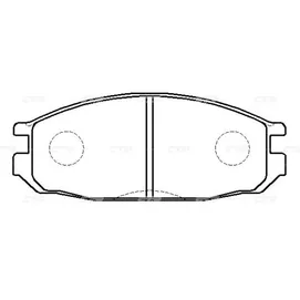 Тормозные колодки CTR CKN-82