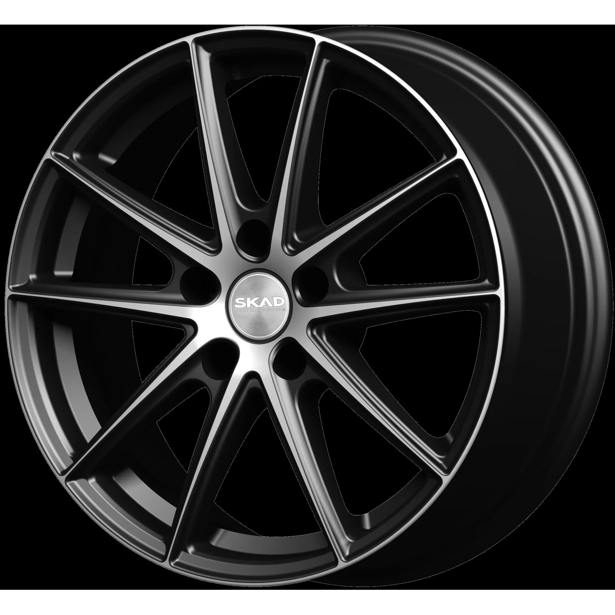 Диск литой R17 7J 5x114.3/66.1 ET47 СКАД Амстердам алмаз 3131005