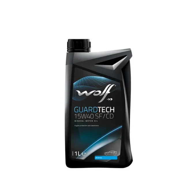Масло GUARDTECH 15W40 SF/CD 15W-40 1 л. Wolf 8325052
