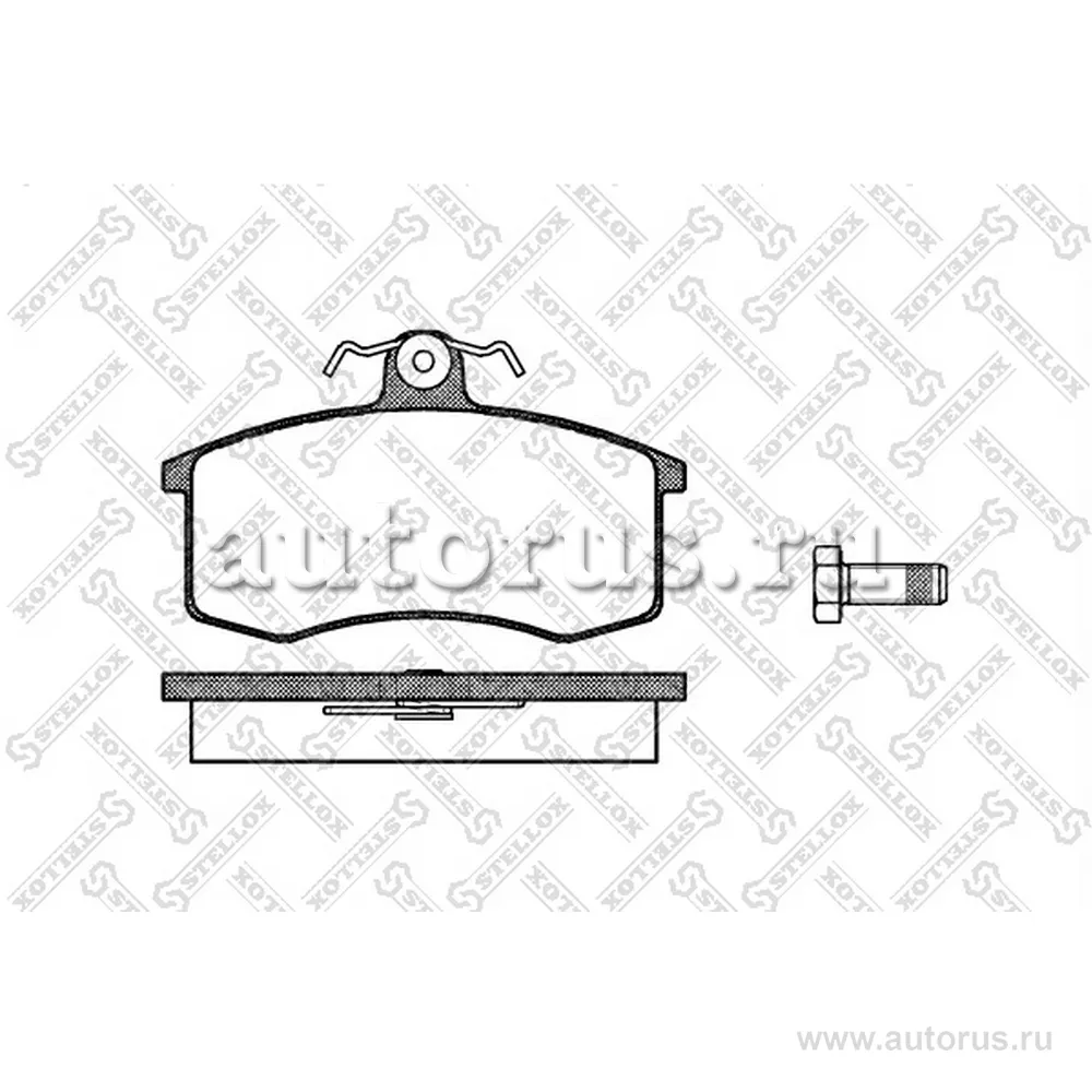 Колодки дисковые п.LADA 2108-2112 1.1-1 STELLOX 232000_SX