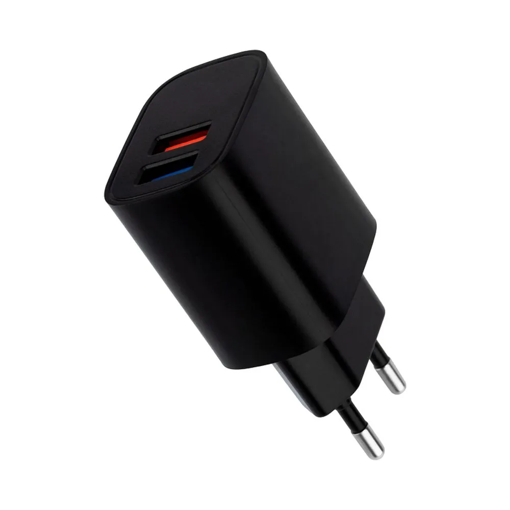 Сетевое зарядное устройство REXANT 2xUSB, 5V, 2.4 A, черное REXANT 160283