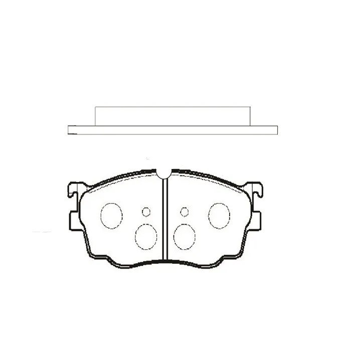 Колодки передние Mazda 626 CTR GK0665