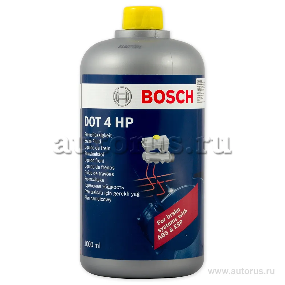 Жидкость тормозная BOSCH High Perfomance DOT4 1 л 1 987 479 113