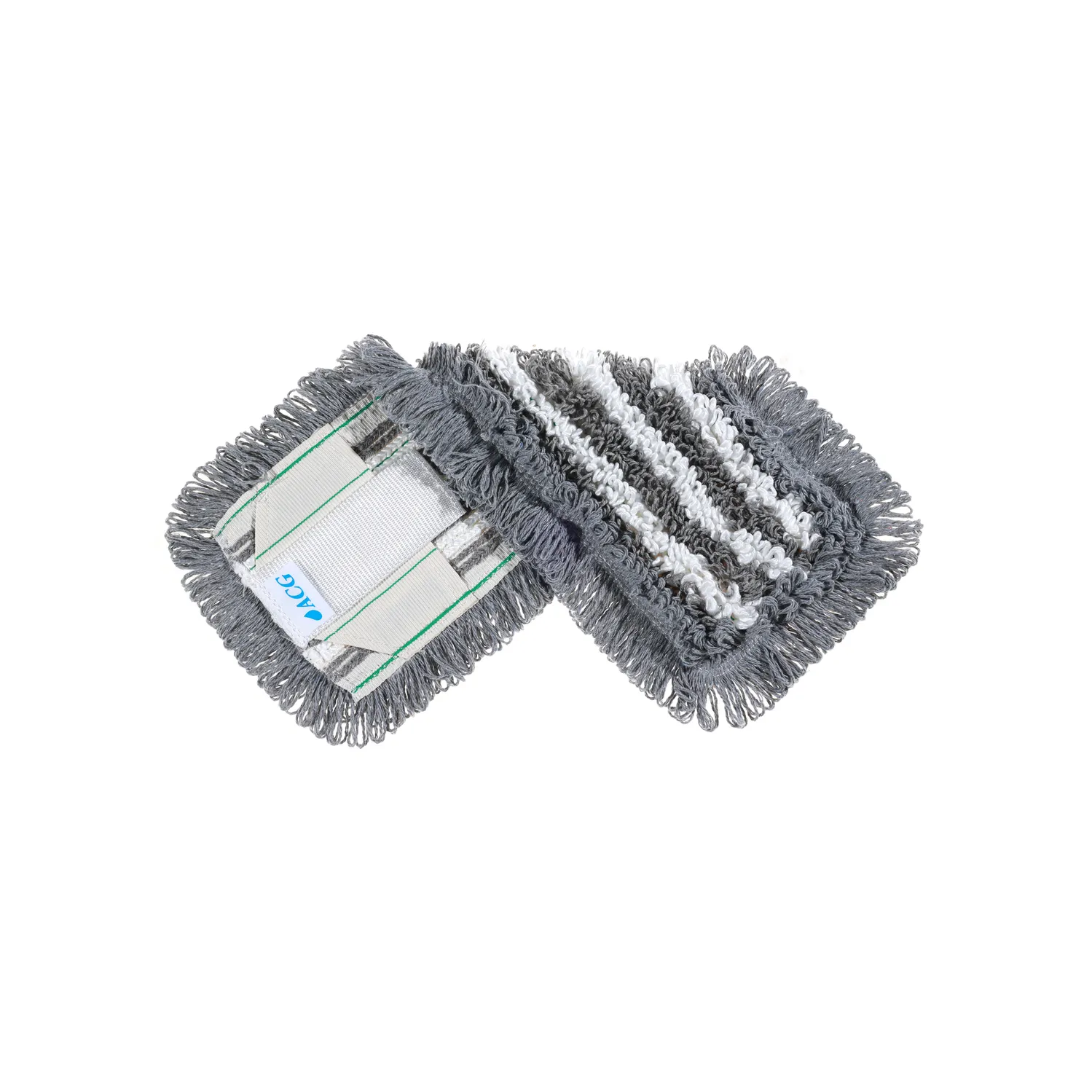 Насадка для швабры МОП ACG хлопок+микрофибра 40 см, ушки+кармашки ТАФТИНГ Эконом темный 1/50 ACG 1011171