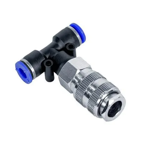 Соединитель с быстросъемом трубка/трубка прямой 06mm х 06mm, пластик, автоматический ATD ATD901138