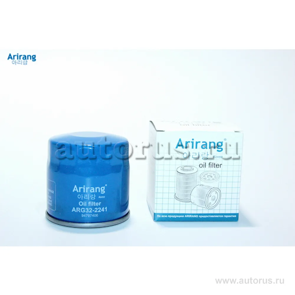 Фильтр масляный Chevrolet (Lacetti 03-08/Aveo T200/Aveo T250 1.4/C ARIRANG ARG32-2241