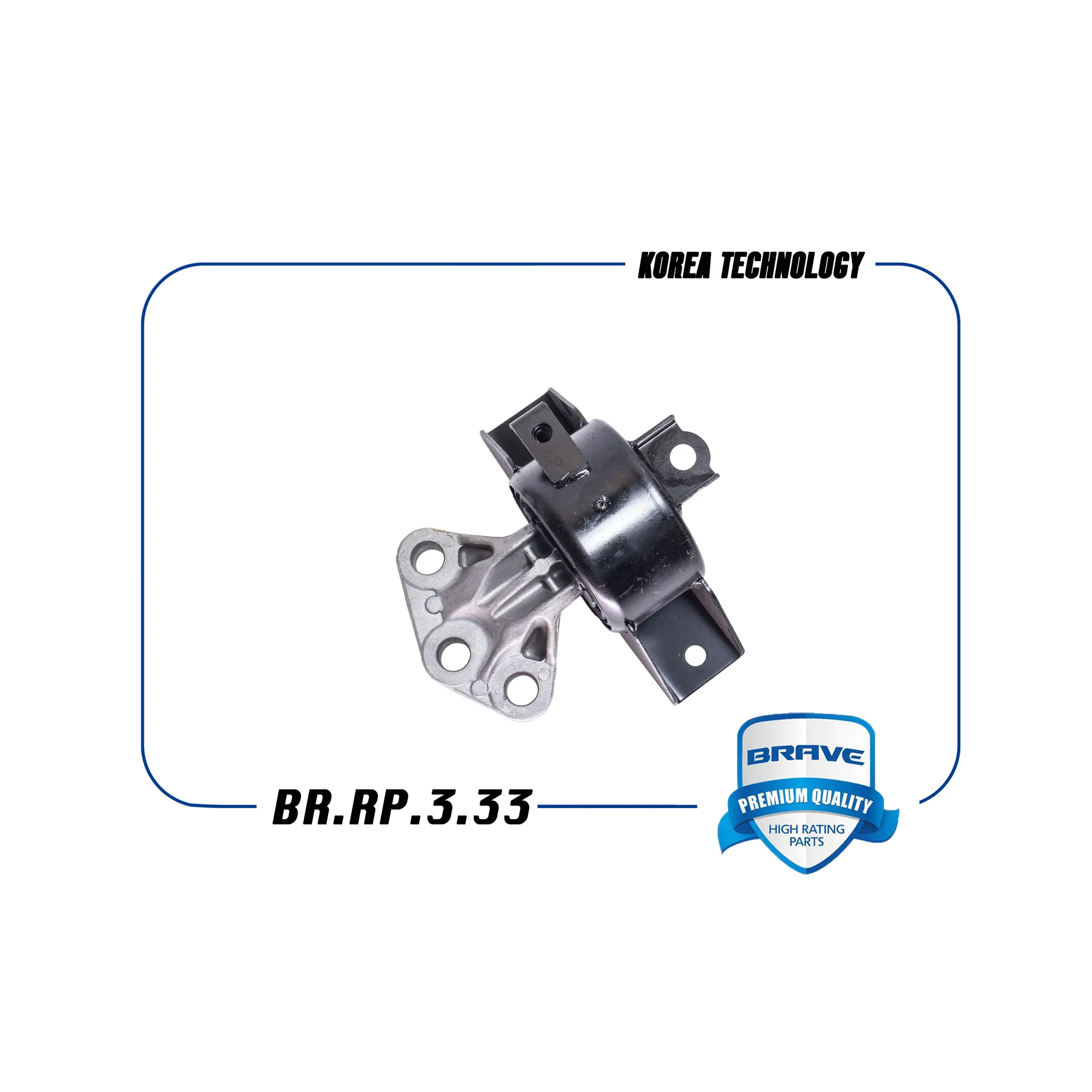 Опора двигателя передняя L Chevrolet Cobalt,Chevrolet AveoТ300 механ. BRAVE BR.RP.3.33