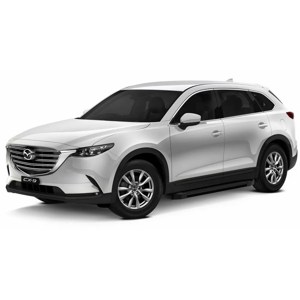 Порог-площадка Black F193ALB + комплект крепежа, Mazda CX-9 2017- Mazda CX-9 RIVAL F193ALB.3803.2