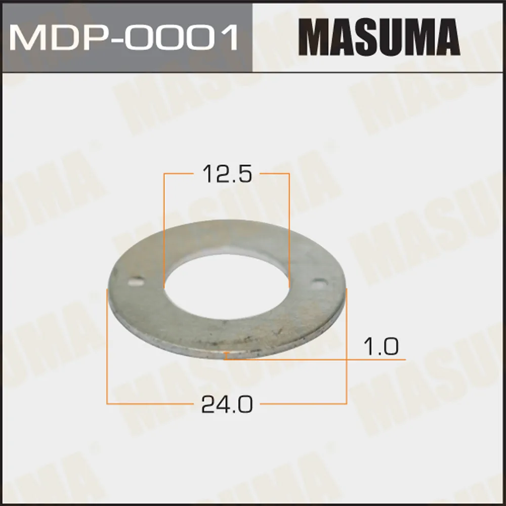 Шайбы для форсунок (обратка) (обратка) 12,5х24х1 MASUMA MDP-0001