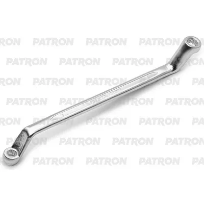 Ключ накидной изогнутый на 75 градусов, 6х7 мм PATRON P-7590607