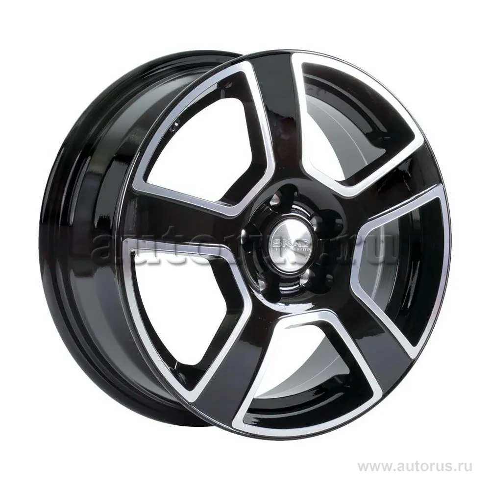 Диск литой R15 6J 5x114.3/67.1 ET50 СКАД Санрайз алмаз 1600805