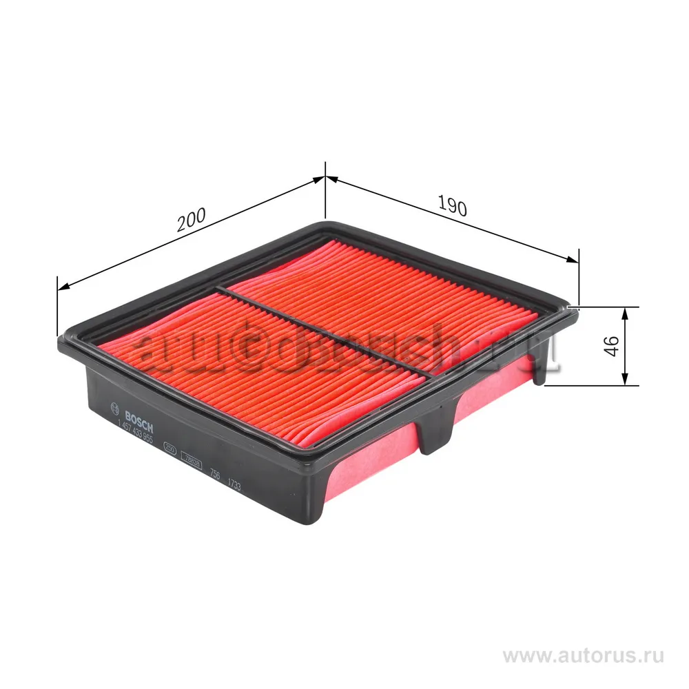 ВОЗДУШНЫЙ ФИЛЬТР BOSCH 1457433955
