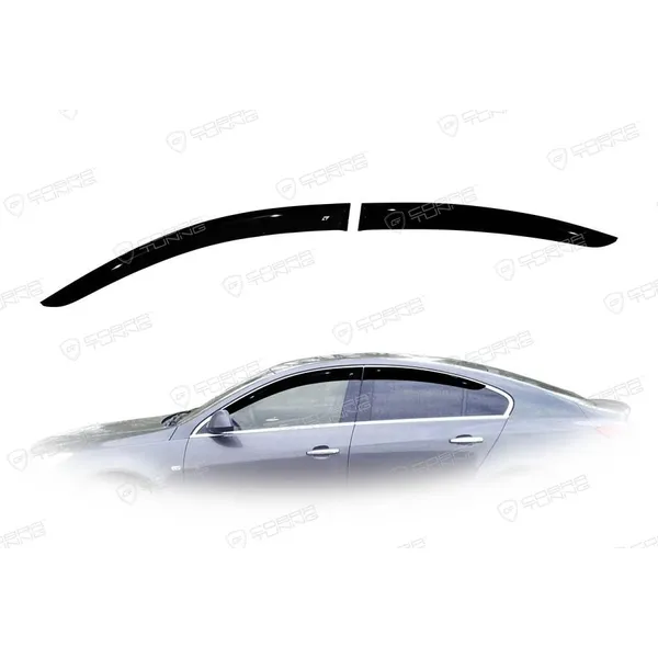 Дефлектора на окна Opel Insignia Sd 2008EuroStandard деф.окон Cobra Tuning OE10908