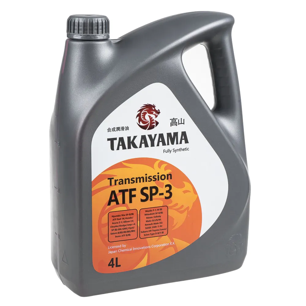 Масло трансмиссионное Takayama ATF SP 3 4 л 605672