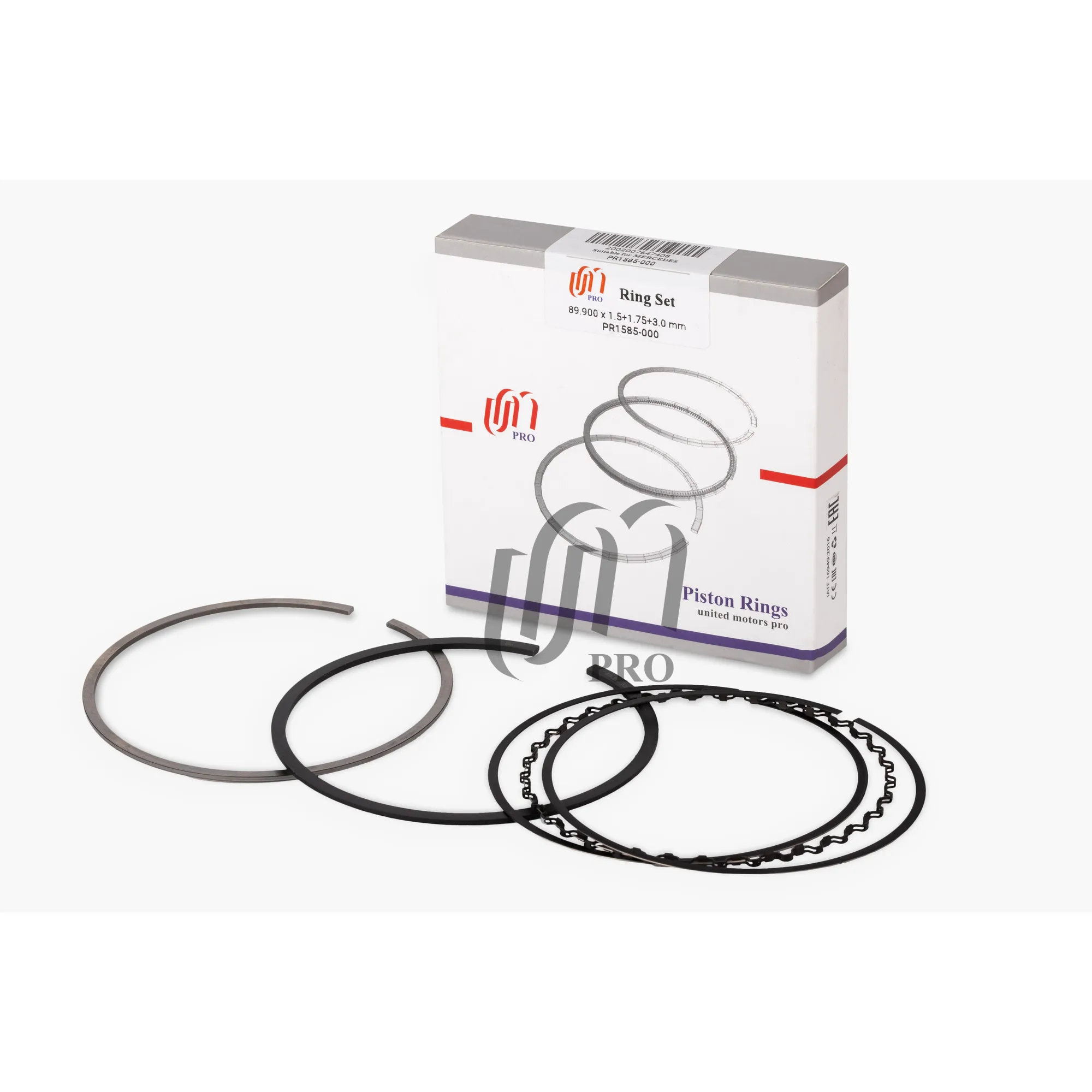 Кольца поршневые STD MB M112 E32 d89.9 1.5-1.75-3.0 на 1 цил. UM UMpro PR1585000