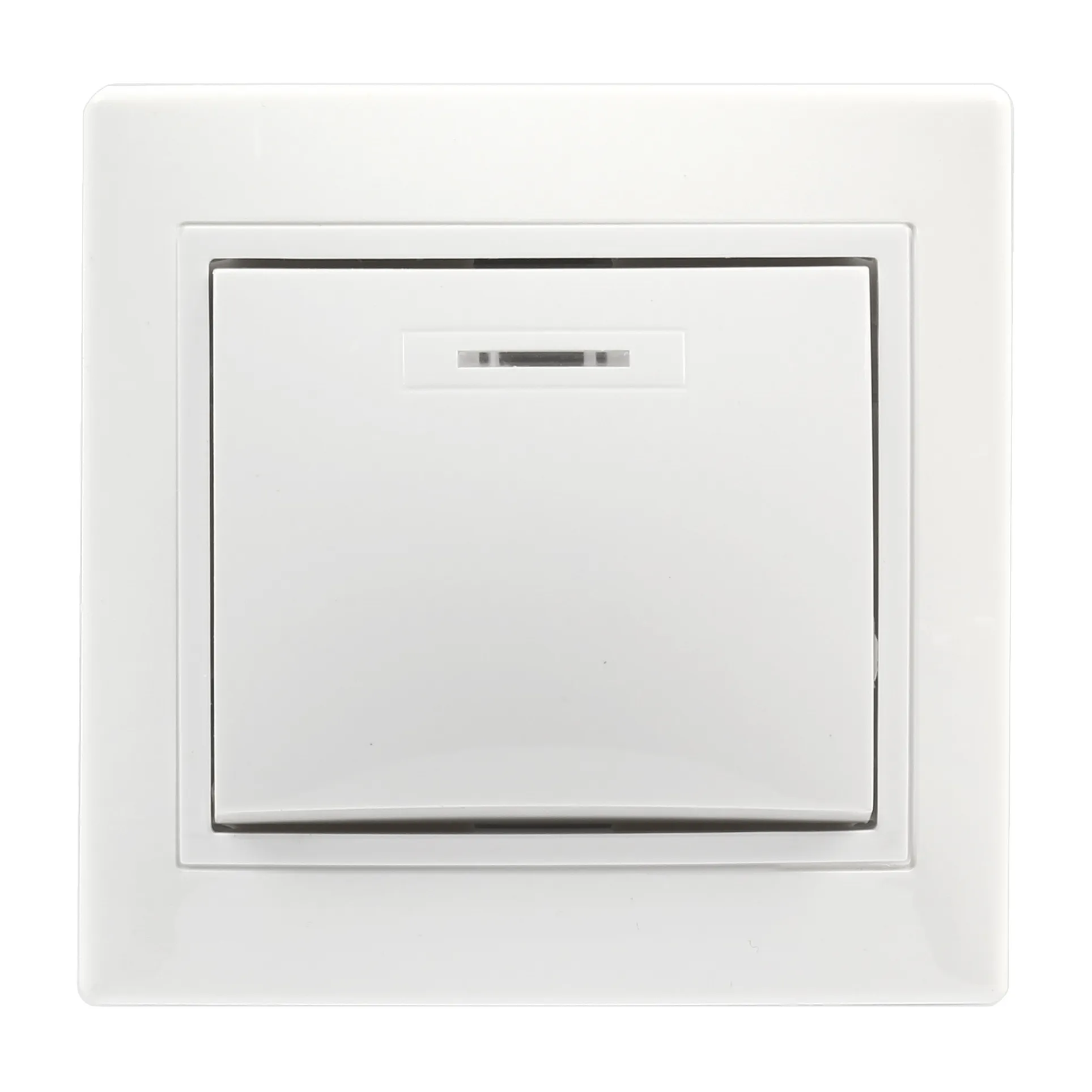Выключатель 1-клавишный с индикатором 10а белый венера SMARTBUY SBE-01W-10-SW1-1