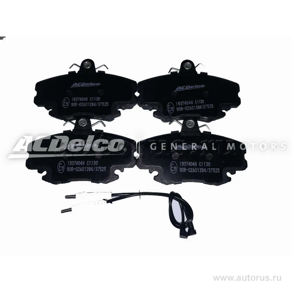 Колодки передние Renault LOGAN / SANDERO / CLIO ACDelco19374044