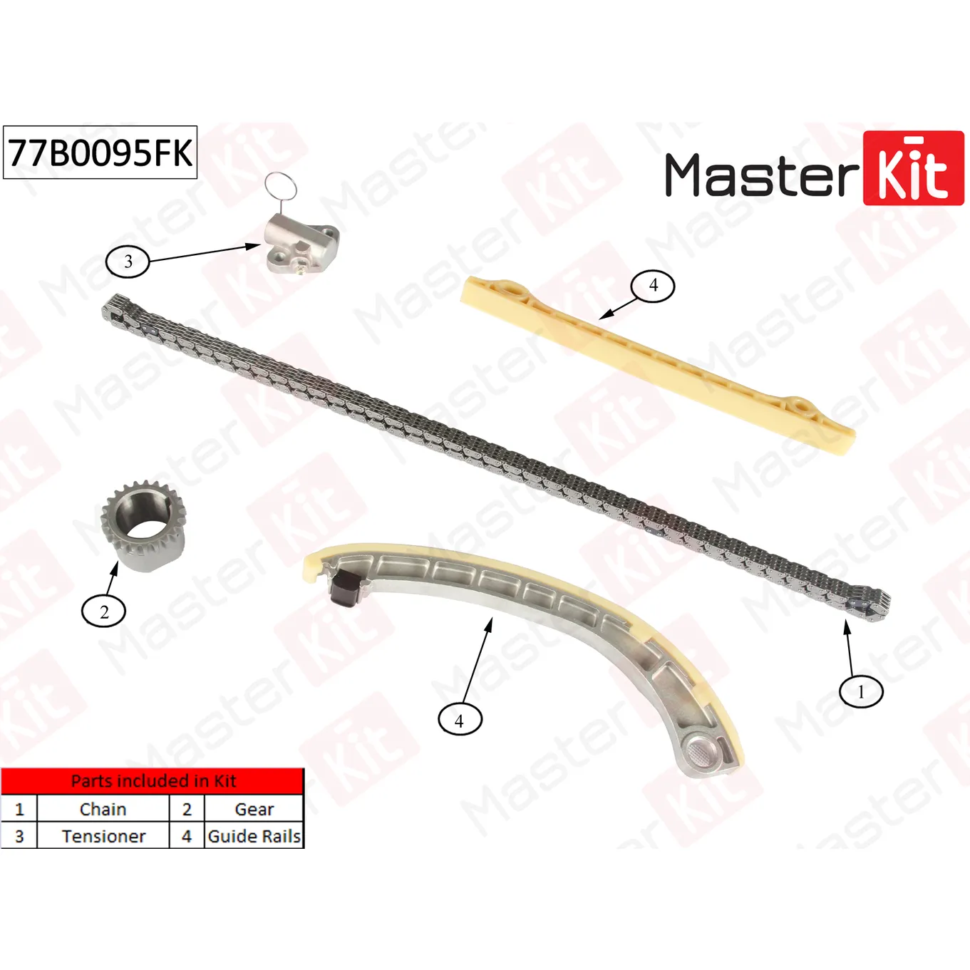 Комплект цепи ГРМ SUZUKISWIFT M13A 04-10