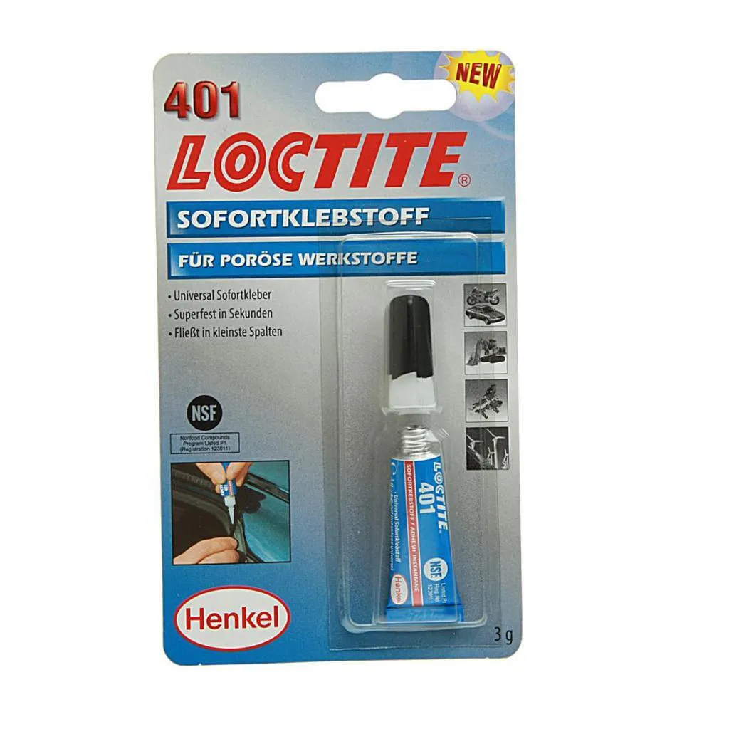 Клей для моментального склеивания 3 г Loctite 401 195904