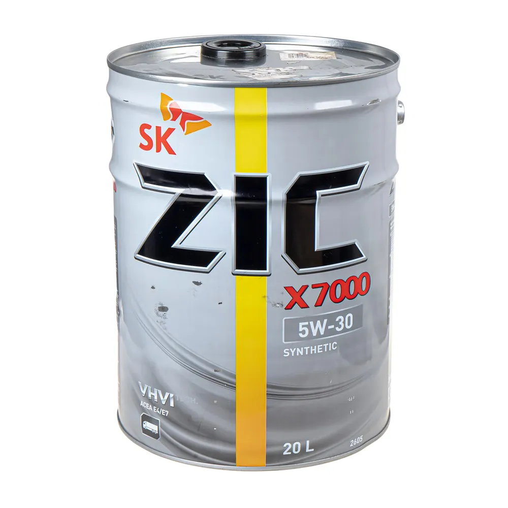 Масло моторное ZIC X7000 5W-30 синтетическое 20 л УЦЕНКА! 192605-N3