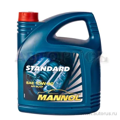 Масло моторное MANNOL Standard 15W-40 минеральное 4 л 1246