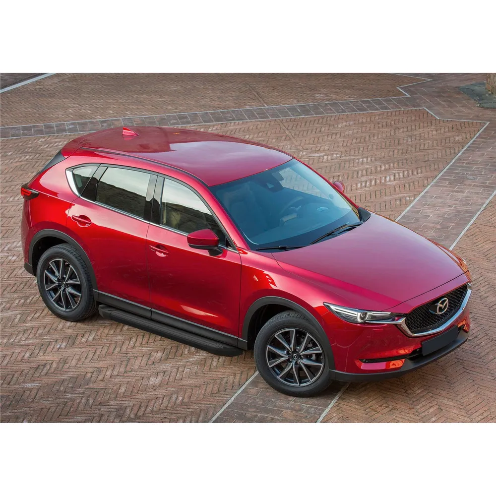 Порог-площадка Black F173ALB + комплект крепежа, RIVAL, Mazda CX-5 2017- Mazda CX-5 II F173ALB.3802.1