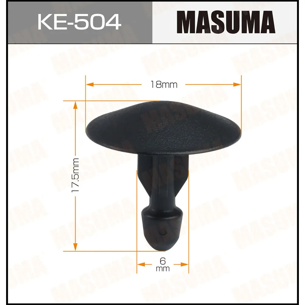 КЛИПСА ПЛАСТИКОВАЯ MASUMA MASUMA KE504
