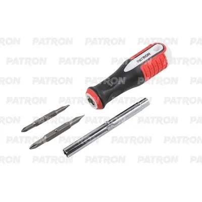 Отвертка переставная комбинированная: PH1 х SL5, PH2 х SL6, PATRON P-32806MR