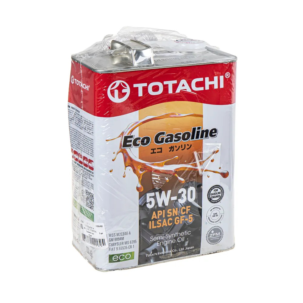 Масло моторное TOTACHI Eco Gasoline 5W-30 полусинтетическое 4 л УЦЕНКА! 10804-N3