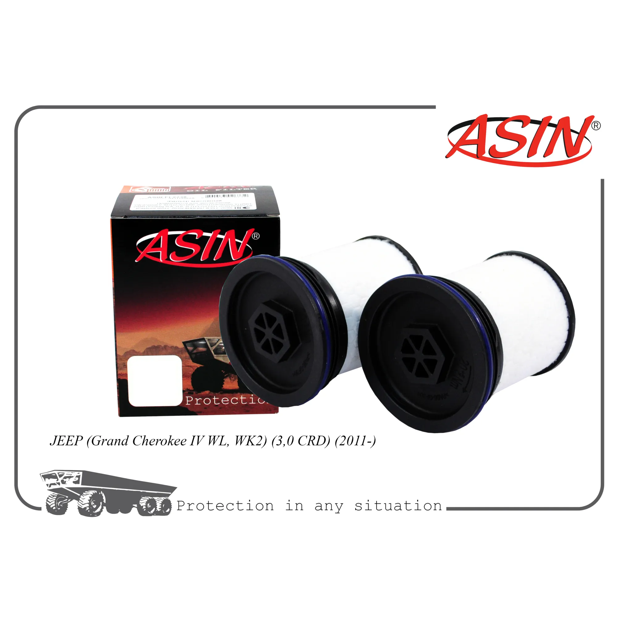 Фильтр топливный 04726067AA/ASIN.FF2244 (2 шт) ASIN ASINFF2244