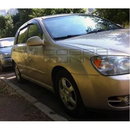 Дефлектора на окна Kia Cerato I Hb 5d 2004-2007 деф.окон Cobra Tuning K13204