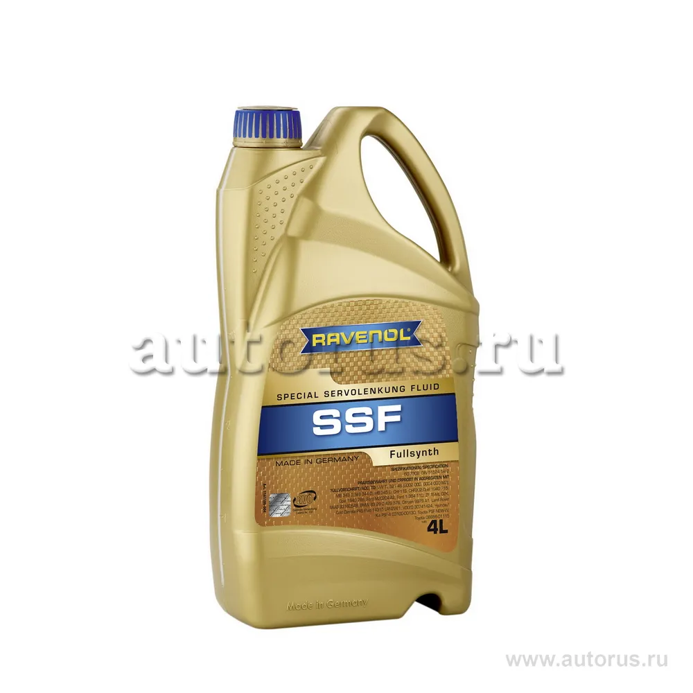 Жидкость для гидроусилителя RAVENOL SSF Spec. Servolenkung Fluid (4л) new 1181100-004 (4014835736498)