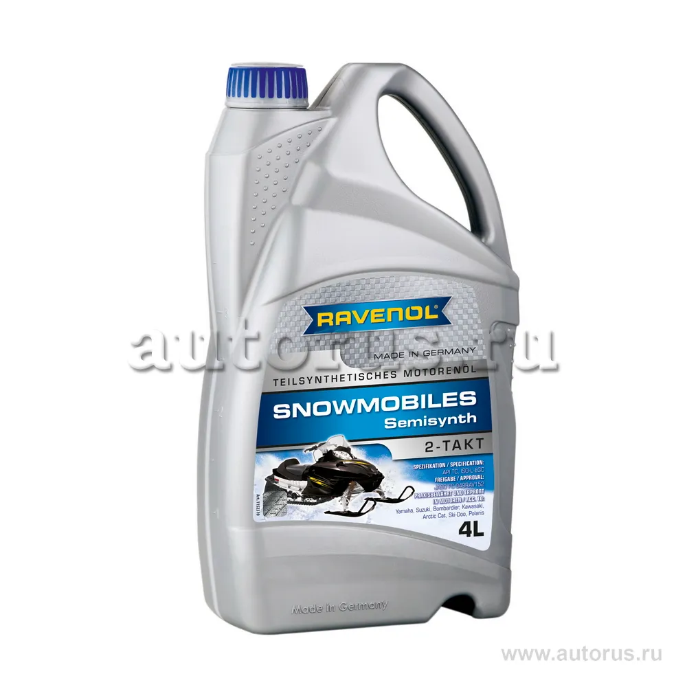 Масло моторное Ravenol Snowmobiles Teilsynth. 2-Takt 4 л 1152310-004