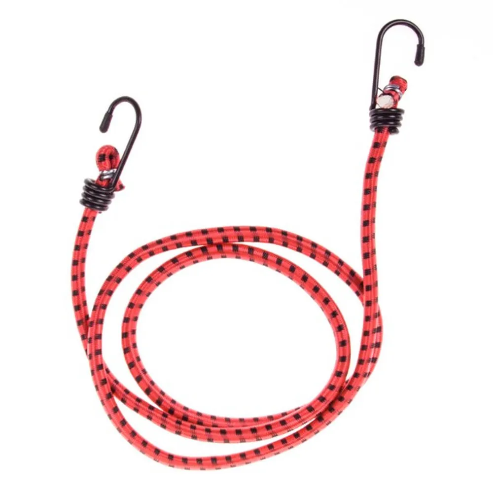 Стяжка груза (резинка) для крепления багажа 120см8мм 1шт метал. Крюк SKYWAY S06001009