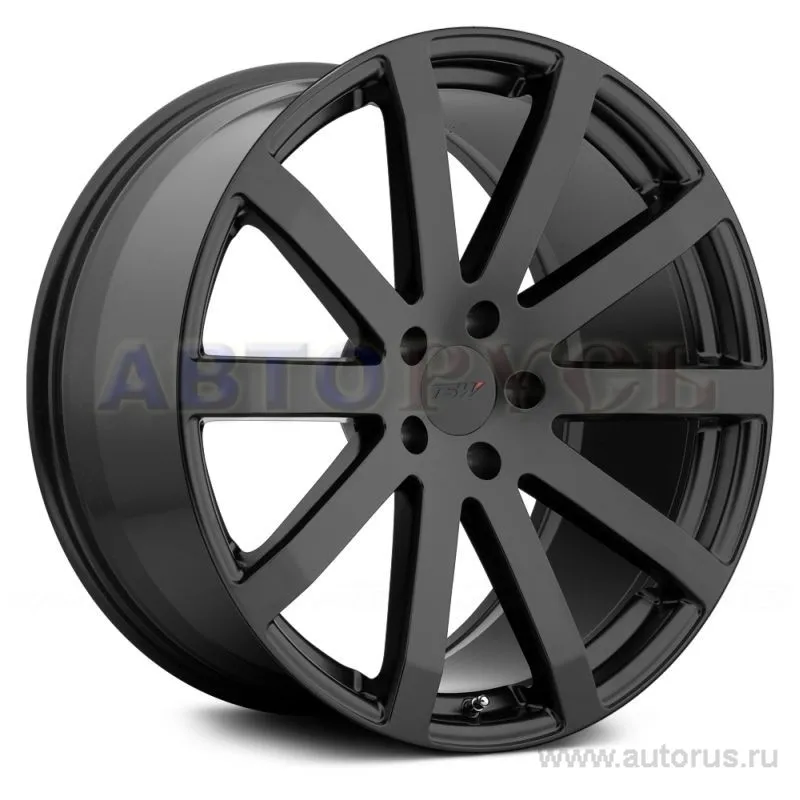 Диск литой R19 8J 5x114.3/76 ET30 TSW Brooklands Matte black 1980BRK305114M76