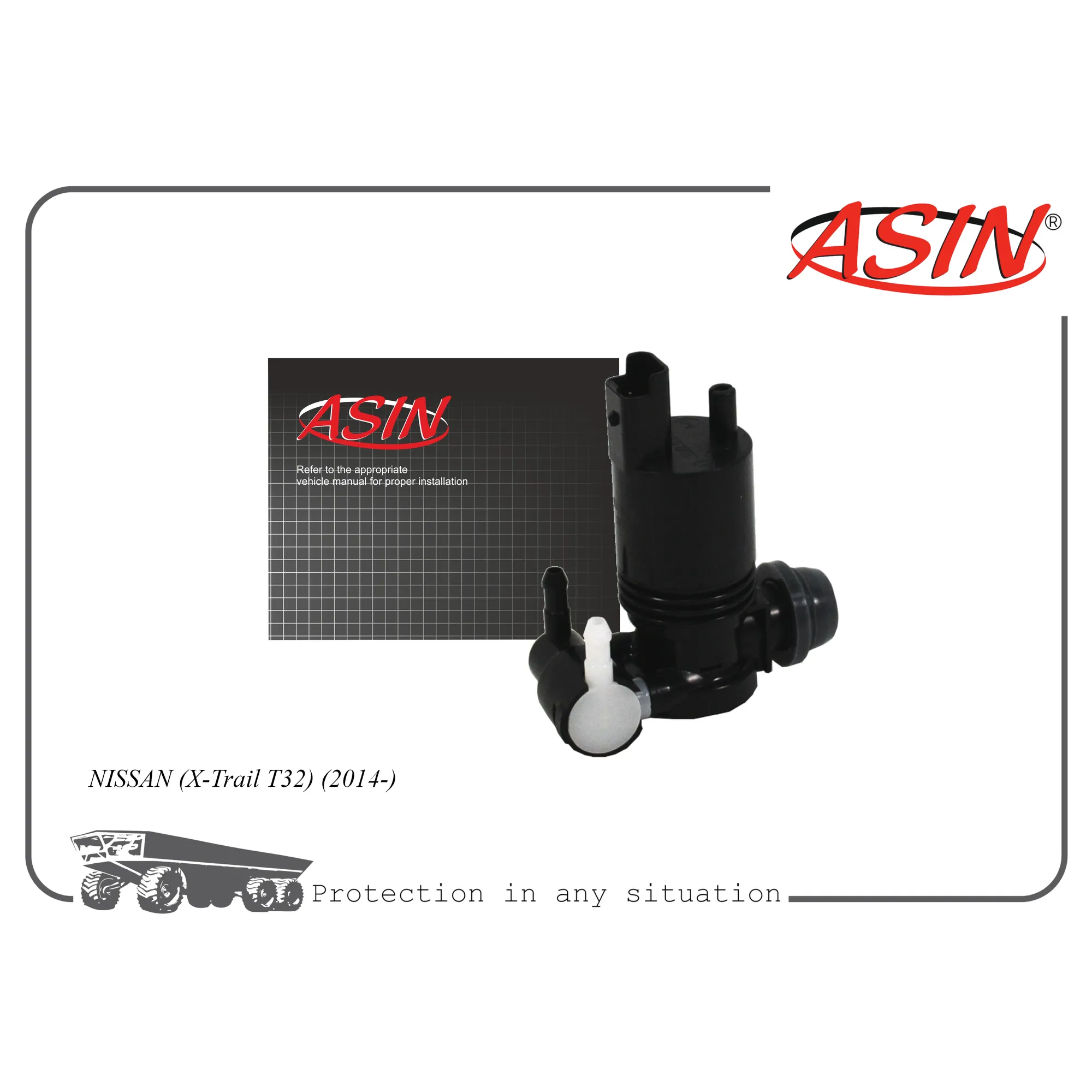 Насос омывателя 28920-8995B/ASIN.WP227 ASIN