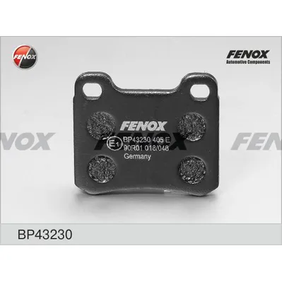 Колодки тормозные дисковые MB W201 1.8-2.5TD 82-94 61,7x54,3x13, ЗАДНИЕ FENOX BP43230