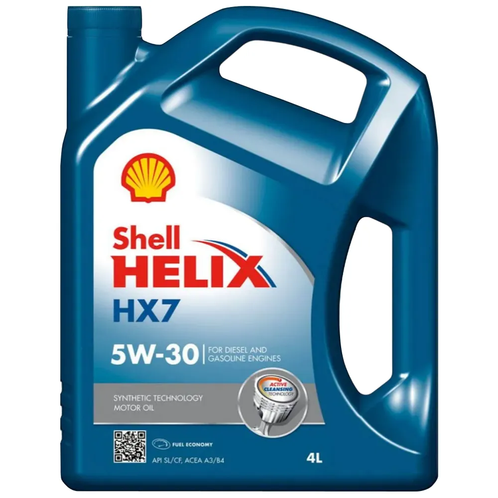 Масло моторное SHELL Helix HX7 5W-30 синтетическое 4 л 550040004